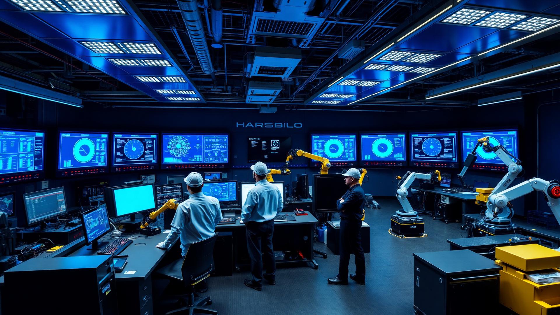 Industrial automation control room